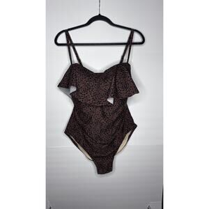 KONA SOL XL BATHING‎ SUIT, ANIMAL PRINT